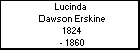 Lucinda  Dawson Erskine