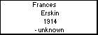 Frances         Erskin
